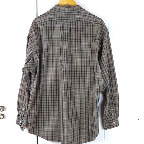 Ralph Lauren Mens Longsleeve Plaid Button down Red PONY Classic Sz.XL - Picture 6 of 9